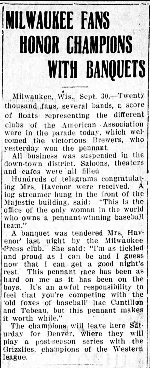 Clipping from The Bismarck Tribune